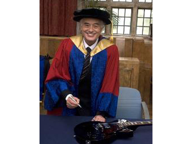 That's Doctor Jimmy Page to you